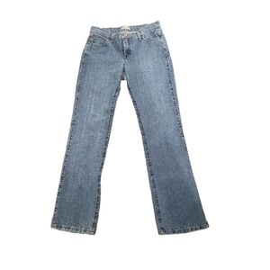 WRANGLER Cowgirl Cut Jeans Womens 9/10x34 Western Bootcut Raw Hem